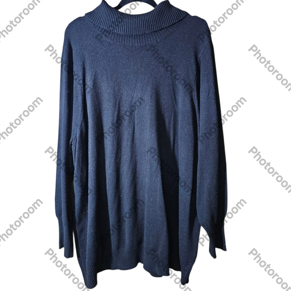 NWT Size 6 Torrid Black Turtleneck Sweater - Picture 1 of 4